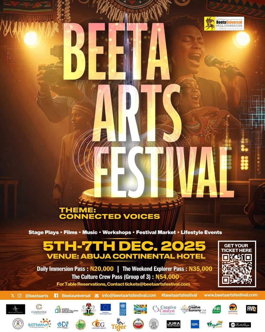 Beeta Arts Festival Returns to Abuja with a Multi-Genre Showcase of African Talent